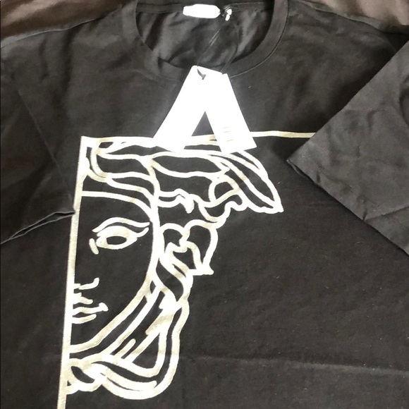 Versace Other - Versace Black And Silver Met T